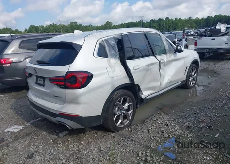 2023 BMW X3 xDrive30I из США, поврежденный, VIN 5UX53DP06P9R23260